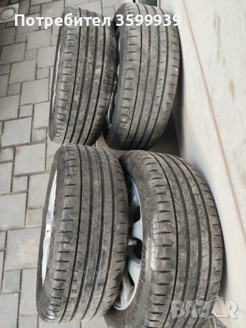 Оригинални алуминиеви джанти с гуми 5/110 R16 Opel, Alfa Romeo, Fiat,Saab , снимка 6 - Гуми и джанти - 53743463