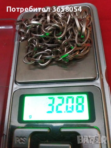 СРЕБЪРЕН ЛАНЕЦ, снимка 3 - Колиета, медальони, синджири - 52003382