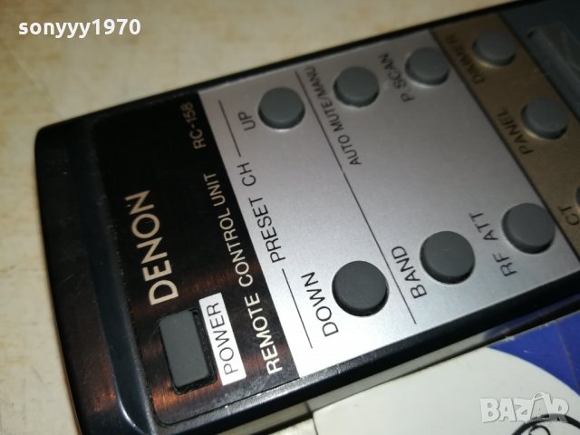 DENON RC-158 TUNER RDS REMOTE-SWISS 1411212100, снимка 3 - Ресийвъри, усилватели, смесителни пултове - 34804965