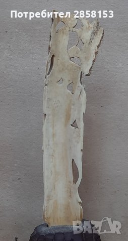 Фино резбована фигура от кост, снимка 8 - Антикварни и старинни предмети - 42641683