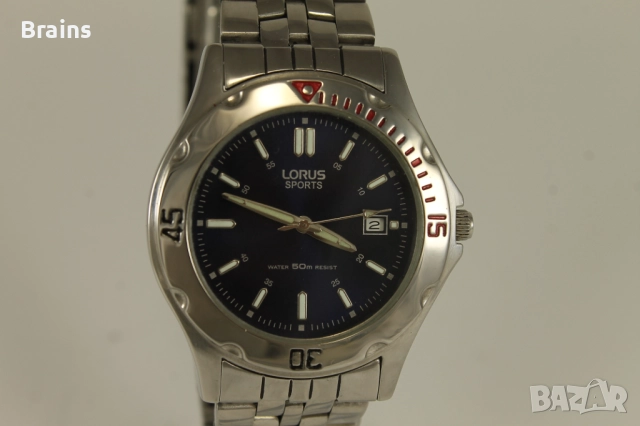 LORUS SPORTS Мъжки Кварцов Спортен Часовник Стомана, снимка 4 - Мъжки - 52774437