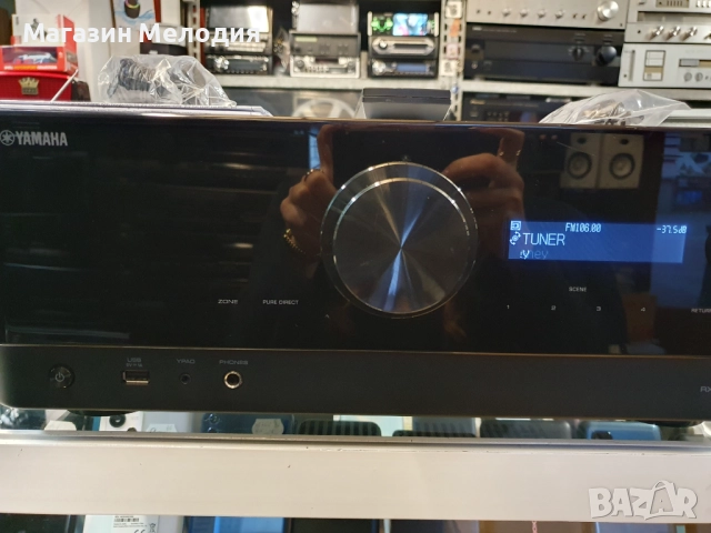 Ресийвър YAMAHA RX-V4A 5.1 Като нов. Дистанционно. Пълен комплект. WiFi и Bluetooth, снимка 7 - Ресийвъри, усилватели, смесителни пултове - 49003339