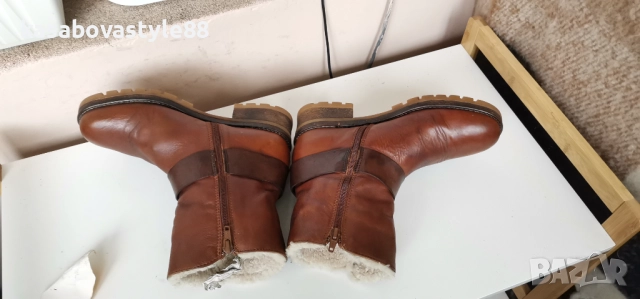 Ботуши Via естествена кожа , снимка 3 - Дамски боти - 52877493