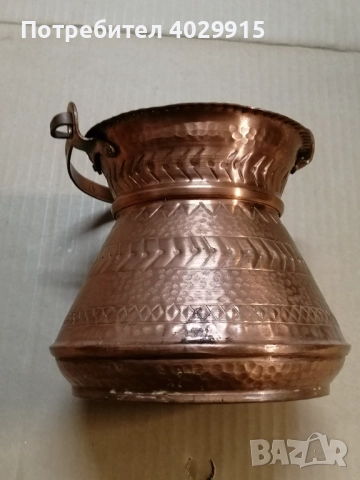 Бакърени (медни) съдове, снимка 8 - Декорация за дома - 52665507