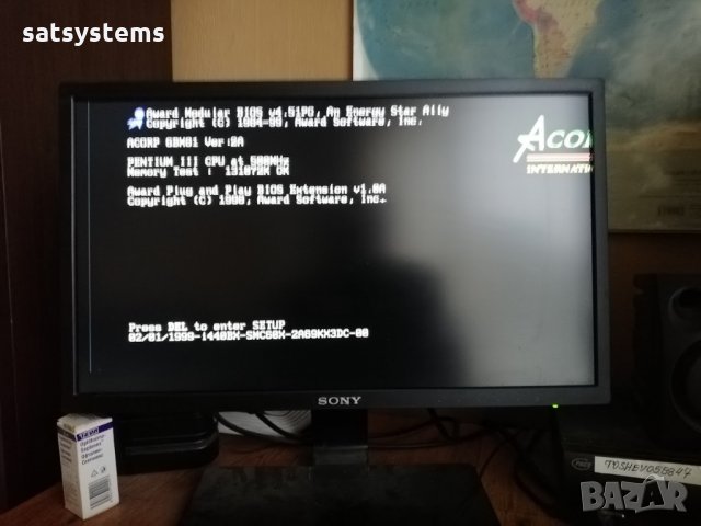 Дънна платка Acorp 6BX/VIA/ZX81 VER1.4 Slot1, снимка 8 - Дънни платки - 35933217