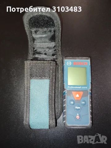 Bosch GLM40 Professional, снимка 3 - Стругове - 56011485