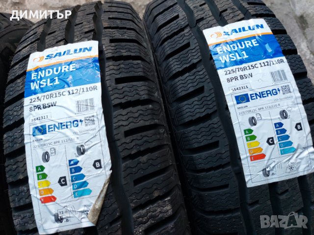 4 бр.Нови зимни гуми Sailun 225 70 15С dot2423  Цената е за брой!, снимка 3 - Гуми и джанти - 44291739