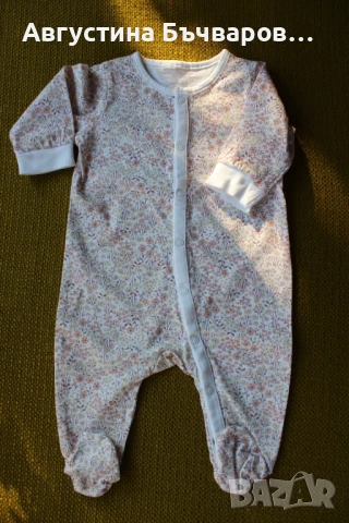 Комплект от 3 броя цели пижамки H&M/размер 62, снимка 6 - Бебешки пижами - 51340789