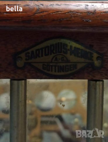 Аналитична немска стара фирмена везна Sartorius Werke Gottingen, снимка 2 - Антикварни и старинни предмети - 42552676