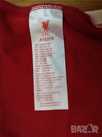 Liverpool - комплект футболно боди и футболни бебешки тениски на Ливърпул , снимка 6 - Бодита за бебе - 41946497