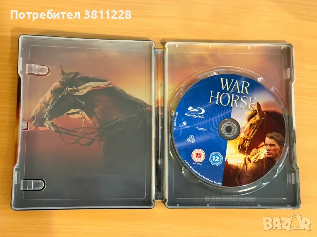 War Horse blu-ray Steelbook (Spielberg), снимка 2 - Blu-Ray филми - 55806561
