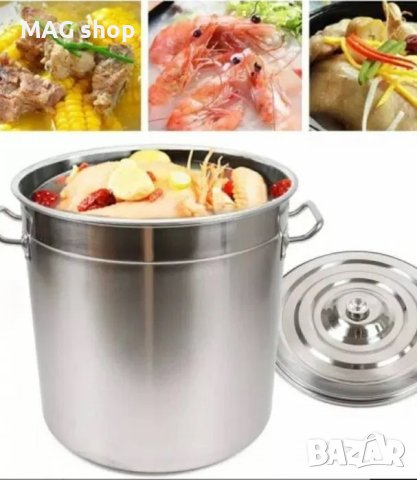 ПРОМО! Професионални казани Тенджери алпака РАЗЛИЧНИ РАЗМЕРИ, снимка 4 - Обзавеждане на кухня - 44167855