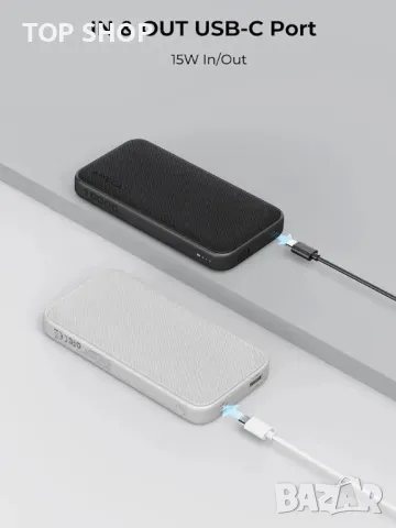 Външна батерия AMEGAT 10000mAh, снимка 2 - Друга електроника - 48787419