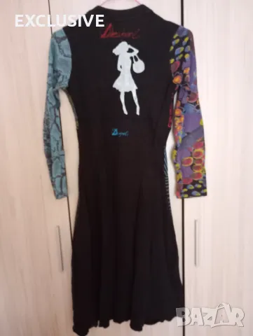 Маркова дамска рокля Desigual Нова е 289.99 лв Продава се за 49 лв/ носена 5-6 пъти/ гр.Варна, за С, снимка 3 - Рокли - 49812511