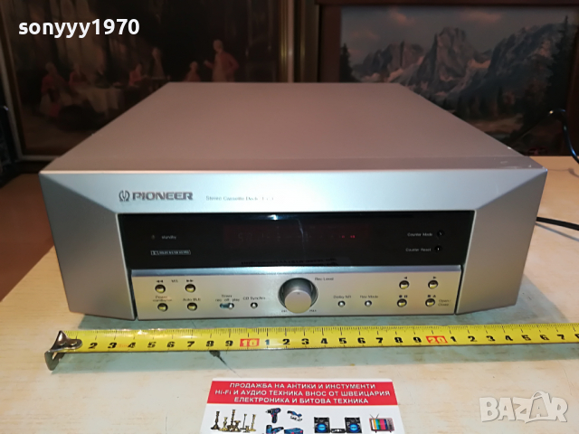 pioneer t-c3 reverse deck-made in japan-swiss 2303221129, снимка 3 - Декове - 36204126