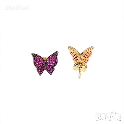 Златни обеци 1,97гр. 14кр. проба:585 модел:16965-6, снимка 2 - Обеци - 41461694