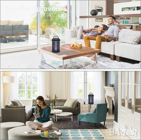 UV лампа за комари и насекоми HappiHause Electric Insect Killer,Гаранция, снимка 5 - Соларни лампи - 51218076