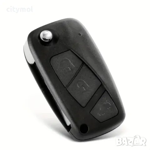 Кутийка за ключ с 3 бутона и острие SIP22 за FIAT 500, Punto, Stilo, Ducato, Panda, Doblo, Bravo, снимка 2 - Аксесоари и консумативи - 50380704