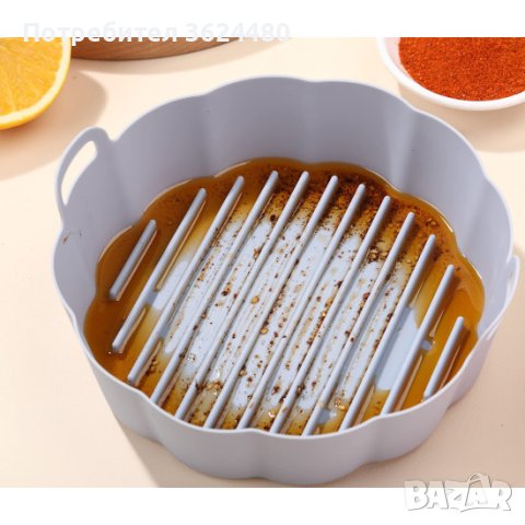 Малка силиконова форма за еър фрайър 4087, снимка 16 - Други стоки за дома - 41954992