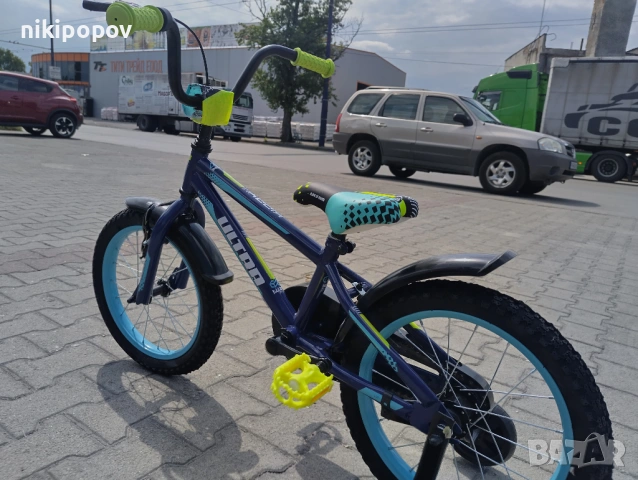 CROSS Велосипед 16" ULTRA KIDY син, снимка 8 - Велосипеди - 53759408