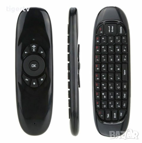 Дистанционно с мишка и клавиатура С120 BACKLIGHT li-Ion батерия за компютър, Mini PC и TV BOX, снимка 2 - Дистанционни - 42170312