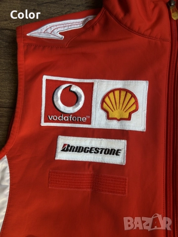 Vintage елек Puma Scuderia Ferrari Team Issue, снимка 3 - Други спортове - 56011496