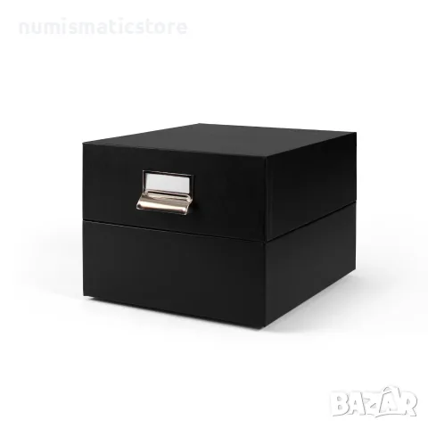 Кутия Leuchtturm LOGIK A5 , черна, снимка 5 - Нумизматика и бонистика - 56328951