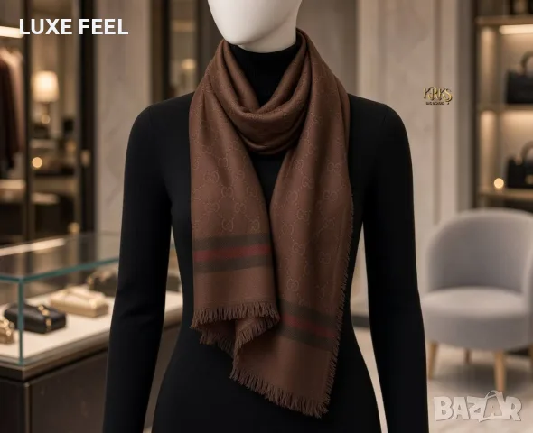 Gucci ✨ Дамски Шалове , снимка 16 - Шалове - 56328950