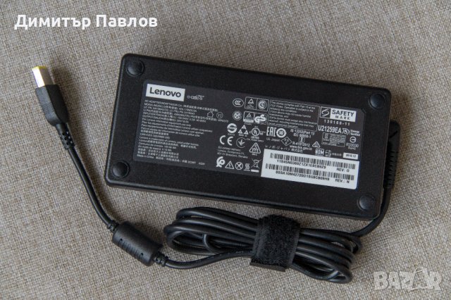 Lenovo 170W 8.5A 20V Зарядно, снимка 1 - Захранвания и кутии - 41375003