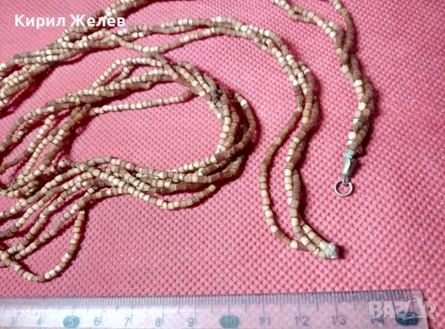 СТАРО МЪНИСТЕНО РЕТРО КОЛИЕ ОГЪРЛИЦА РЪЧНА ИЗРАБОТКА с НУЖДА от ЗАКОПЧАЛКА 47330, снимка 7 - Антикварни и старинни предмети - 47283384