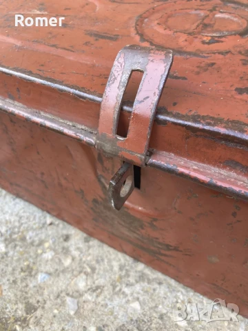 Стара метална кутия за инструменти, снимка 8 - Антикварни и старинни предмети - 50812945