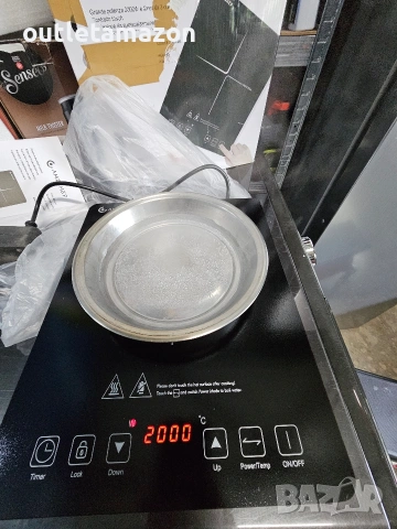 Индукционен котлон Amzchef , снимка 3 - Котлони - 53260781