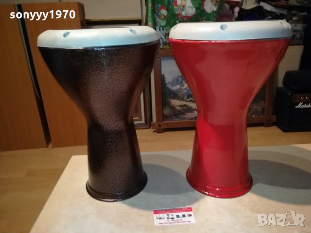 ГОЛЯМИ ТАРАМБУКИ ОТ СИРИЯ 41Х26СМ 1902222012, снимка 3 - Ударни инструменти - 35848099