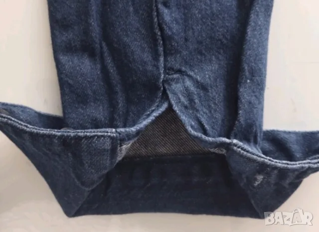 РОКЛЯ ОТ ТЪМНОСИН ДЕНИМ Zara XS, снимка 3 - Рокли - 56039345