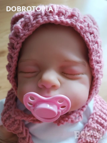 Реалистична кукла "Спящо бебе", снимка 3 - Кукли - 53029232