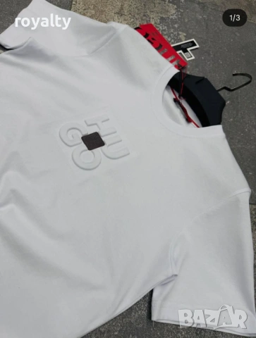 Hugo Boss Нова Бяла Мъжка Тениска Хюго Бос , снимка 2 - Тениски - 53739637
