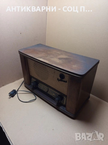 Соц Старо Лампово Радио Х.Ботев., снимка 4 - Антикварни и старинни предмети - 51477586