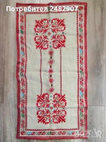 Стар бродиран тишлайфер , снимка 3 - Колекции - 47812436