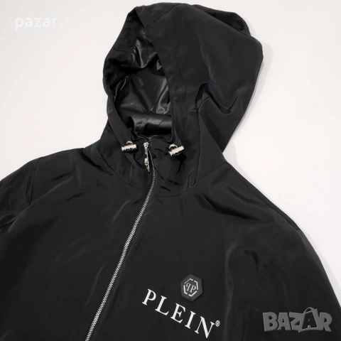 Philipp Plein MRB2011 Windbreaker Мъжко Яке Горнище Ветровка М, снимка 5 - Якета - 53500114