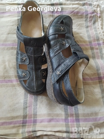 черни,39- стелка 25,5 Естествена кожа- Маркови, снимка 3 - Дамски ежедневни обувки - 51605270