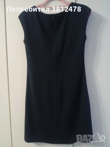 Дамска тъмносиня рокля, снимка 2 - Рокли - 48683318