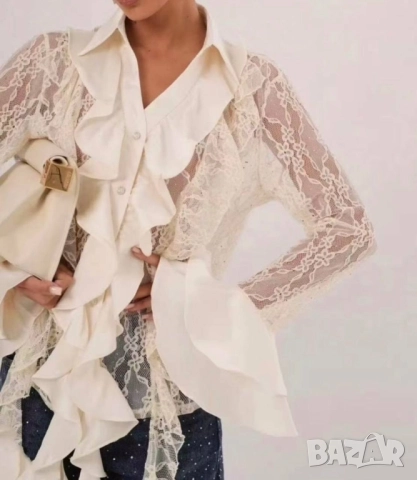 дантелени ризи , снимка 3 - Ризи - 51785842