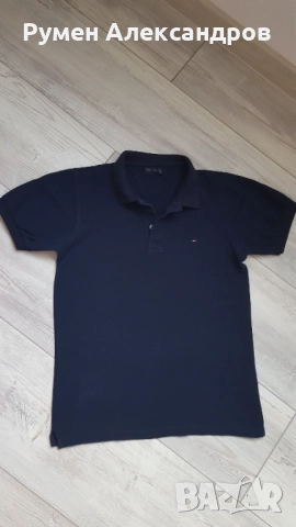 Мъжка тъмносиня тениска Tommy Hilfiger размер S