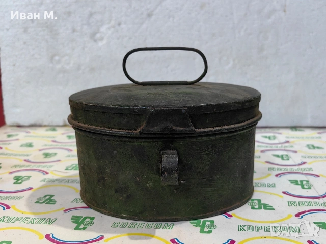 Стара метална немска кутия , снимка 3 - Антикварни и старинни предмети - 53570112