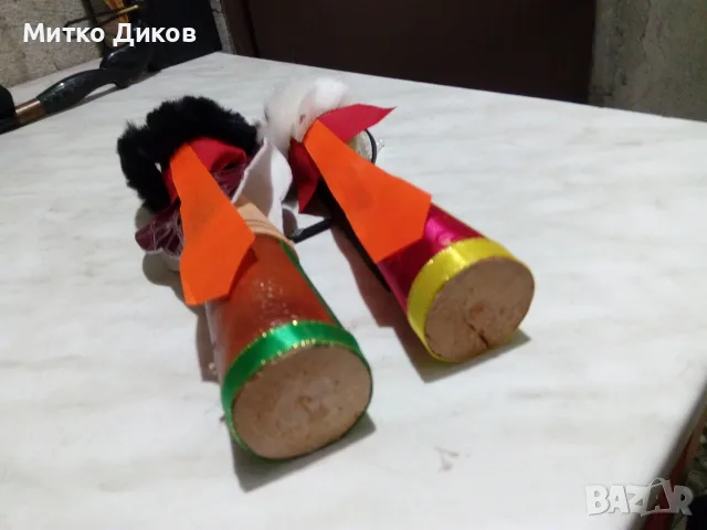 Дървени фигурки комлект с носии нови н традиционни Н 22см и 21см, снимка 5 - Декорация за дома - 55954390