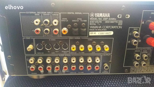 Стерео усилвател YAMAHA DSP-A595a, снимка 7 - Ресийвъри, усилватели, смесителни пултове - 41921161