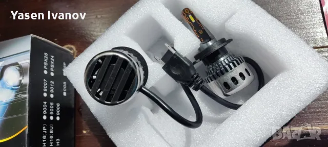 Автомобилни LED-крушки H7 6000K студено бели, снимка 2 - Аксесоари и консумативи - 50324777