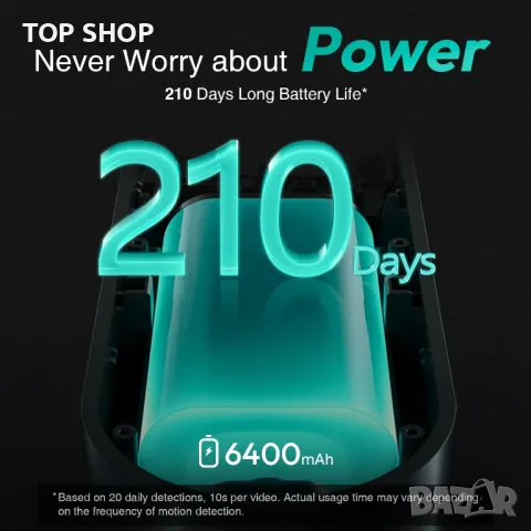 BOTSLAB 5MP безжична видеокамера/звънец със 180° широк ъгъл, 2.4/5GHz, снимка 6 - IP камери - 49546580