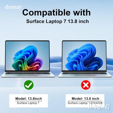 STARY Магнитен екран за поверителност за 13,8-инчов Surface Laptop 7, снимка 2 - Лаптоп аксесоари - 51302509