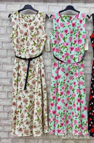 флорални рокли , снимка 9 - Рокли - 50871979